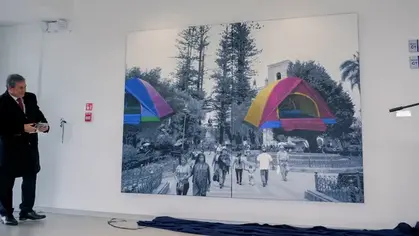 "Las Cuatro Esquinas", un conjunto pictórico de Patricio Palomeque y Jonnathan Mosquera