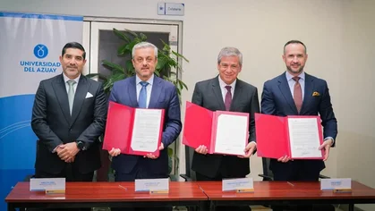 Firma de Convenio Marco de Cooperación Interinstitucional celebrado entre la Universidad del Azuay y el Hospital del Río