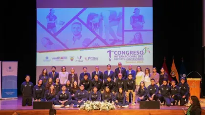 En la Universidad del Azuay se inauguró el I Congreso Internacional del Deporte Universitario