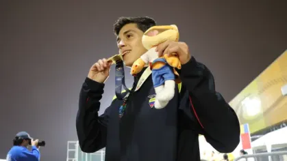 El oro que hizo sonar el Himno de Ecuador en los FISU América Games