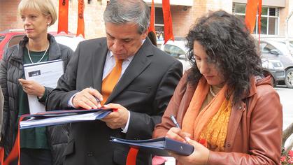 La UDA se viste de naranja por la campaña “Únete, que nadie se quede atrás: pongamos fin a la violencia contra las mujeres y las niñas”