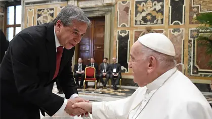 Charting the path towards a more ethical future: our rector, Francisco Salgado, visits the Vatican