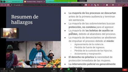 Proyecto sobre las mujeres sobrevivientes de la violencia de género