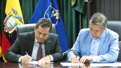 La UDA firma convenio marco de cooperación institucional con el GAD de San Felipe de Oña