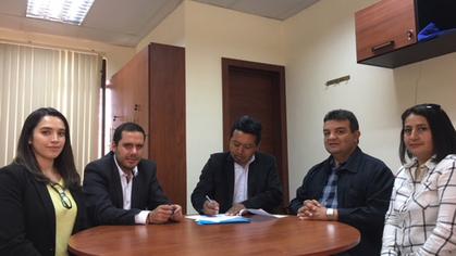 Agreement between Civil Engineering of the UDA and the GAD of Zhidmad