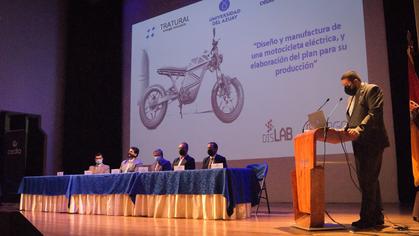 Presentation of the electric motorcycle