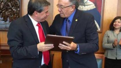 They name the Auditorium of the Faculty of Legal Sciences in honor of José Cordero Acosta