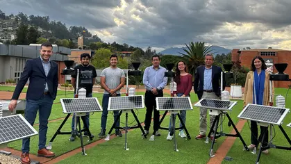 7 weather stations created at the UDA head to Santa Cruz Island in the Galapagos