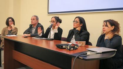 Charla sobre género y presentación de Universidad Verdad