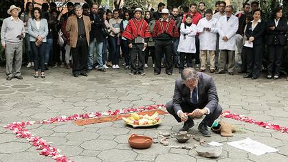Primera Ceremonia-Taller del Inti Raymi en la UDA