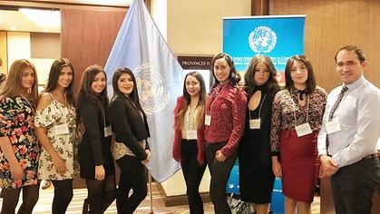 Estudiantes de la UDA participaron en el Modelo Internacional de las Naciones Unidas en Canadá
