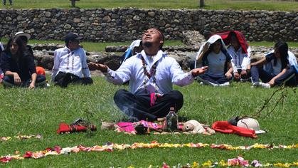 Celebración del Pawkar Raymi en el Museo Pumapungo