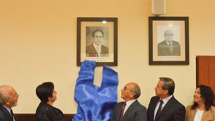 Homenaje a ex Decanos y profesores de Ciencias jurídicas