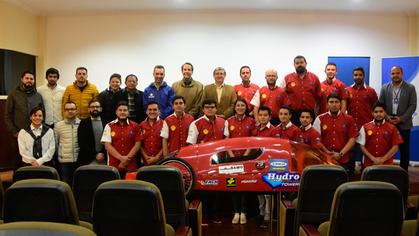 Presentation of the electric prototype that will participate in the Shell Eco Marathon of the Americas 2019.