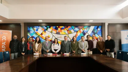 La Universidad del Azuay y ETAPA EP firmaron un convenio de cooperación interinstitucional