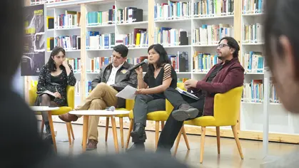 "Aquí estamos: población oculta del Centro Histórico" conversatorio e inauguración de muestra