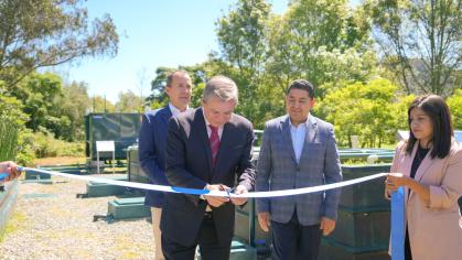 Inauguración de la Estación Experimental de Tecnologías Naturales de Saneamiento