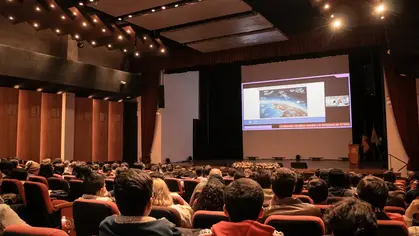 Rodney Martínez and his conference "The global climate situation and the El Niño phenomenon"