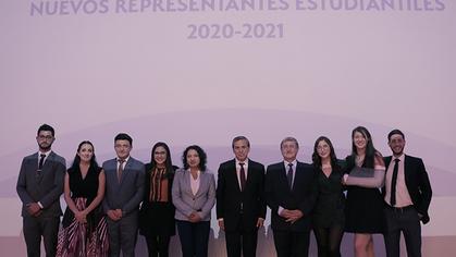 Posesión de los nuevos representantes estudiantiles 2020-2021