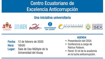 Presentation of the Ecuadorian Anti-Corruption Center