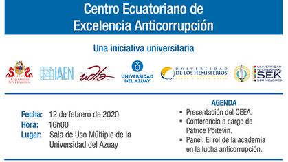 Presentación del Centro Ecuatoriano Anticorrupción