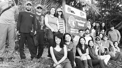 Visit of Biology students to Yasuni