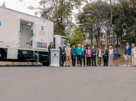 Inauguración del nuevo quirófano móvil de la Fundación CINTERANDES
