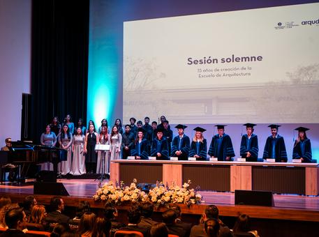 Sesión Solemne 15 años Escuela de Arquitectura