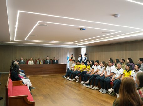 Entrega de uniformes para Juegos Mundiales Universitarios FISU Alemania 2025