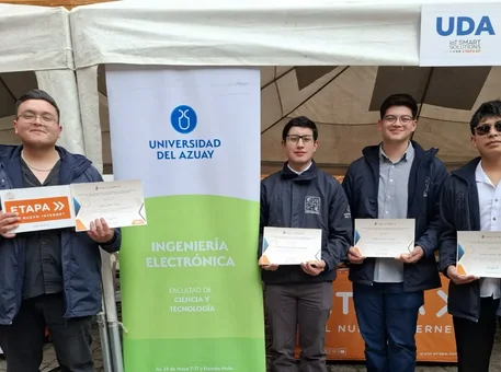 Estudiantes de Ingeniería Electrónica destacan en Concurso de Innovación Tecnológica