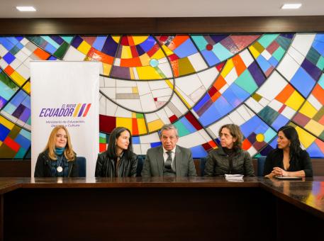 Visita de representantes de Cultura y Patrimonio; y del Museo Pumapungo