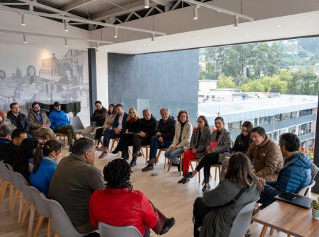 Encuentro entre autoridades UDA con miembros de la Fundación Avina y la Fundación Futuro Latinoamericano