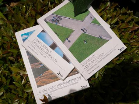 Libros: Ecología y medioambiente, Democracia y derechos humanos; Educación, cultura y ética