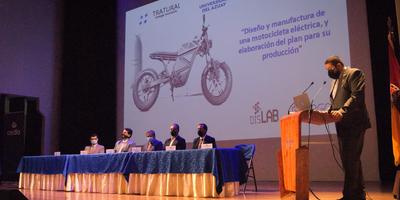 Presentation of the electric motorcycle