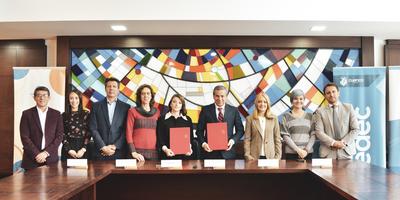 The University of Azuay and EDEC EP sign an agreement in search of economic reactivation