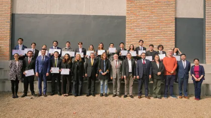 Estudiantes de la Facultad de Ciencias Jurídicas recibieron reconocimientos