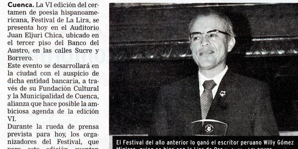 Presentan la VI edición del Festival de La Lira