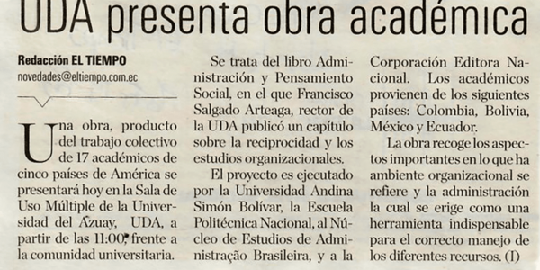 UDA presenta obra académica