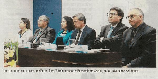 UDA lanza libro sobre nuevo tipo de administración