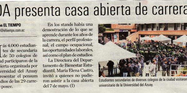 UDA presenta casa abierta de carreras 