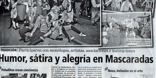 Humor, sátira,y alegría en Mascaradas 