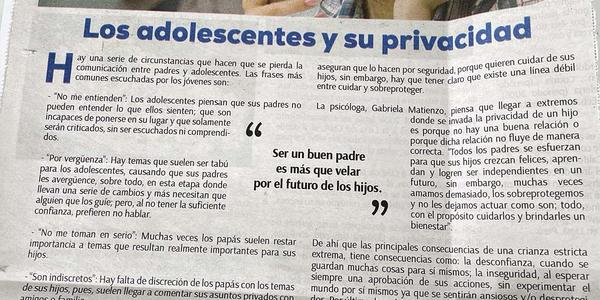 Los adolescentes y su privacidad 