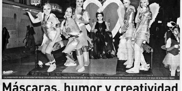 Máscaras, humor y creatividad