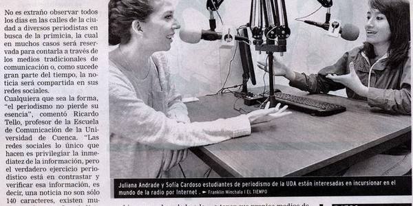 Periodismo, oficio que evoluciona con el tiempo