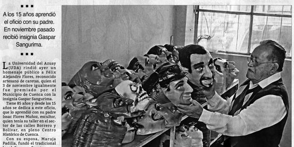 Una vida dedicada a hacer caretas