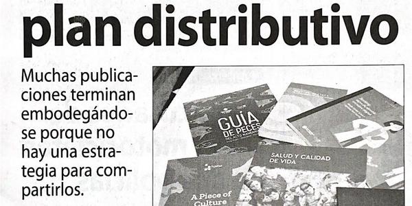 Libros no llegan al público sin un plan distributivo 