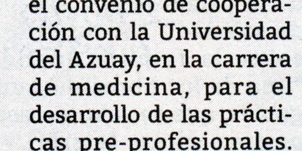 Firma de convenio