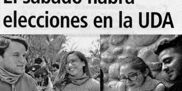 El sábado habrá elecciones en la UDA 