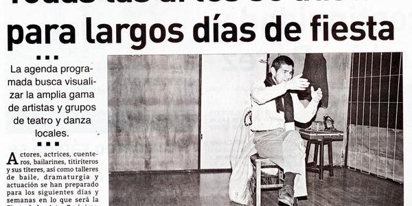 Todas las artes se alistan para largos días de fiesta