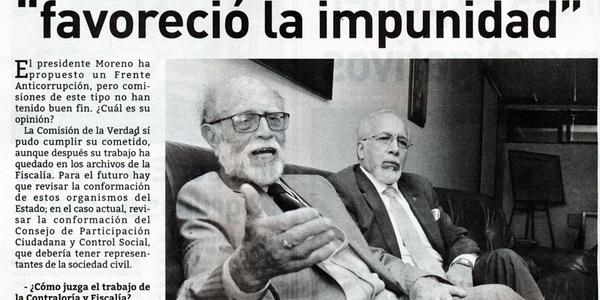 Legislación de correísmo "favoreció la impunidad" 